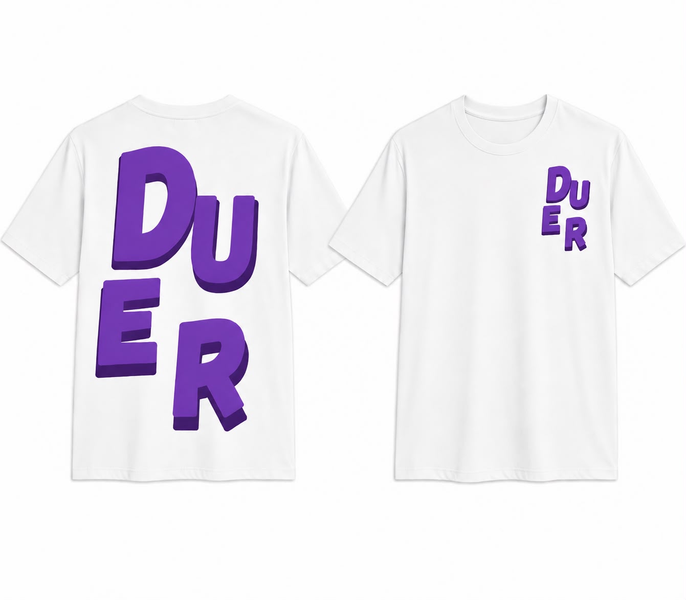Camisa DUER Blanca con Moradado