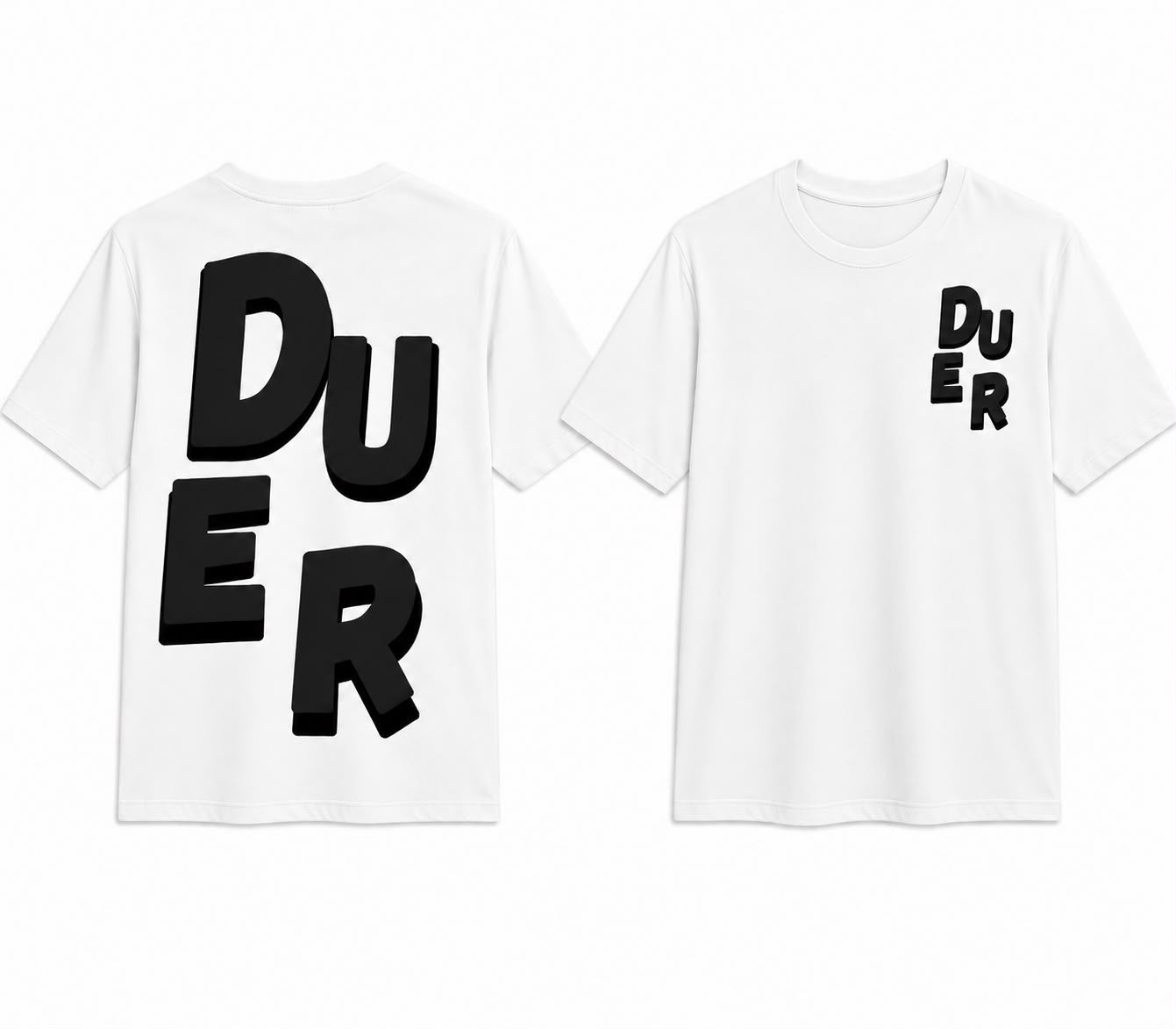 Camisa DUER Blanca con negro